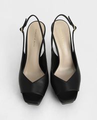 CHARLES & KEITH - Giày cao gót hở mũi thời trang