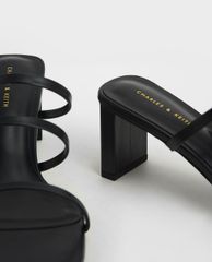 CHARLES & KEITH - Giày cao gót quai ngang Glitter Strappy Blade