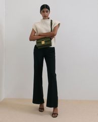 CHARLES & KEITH - Giày cao gót quai ngang Glitter Sculptural