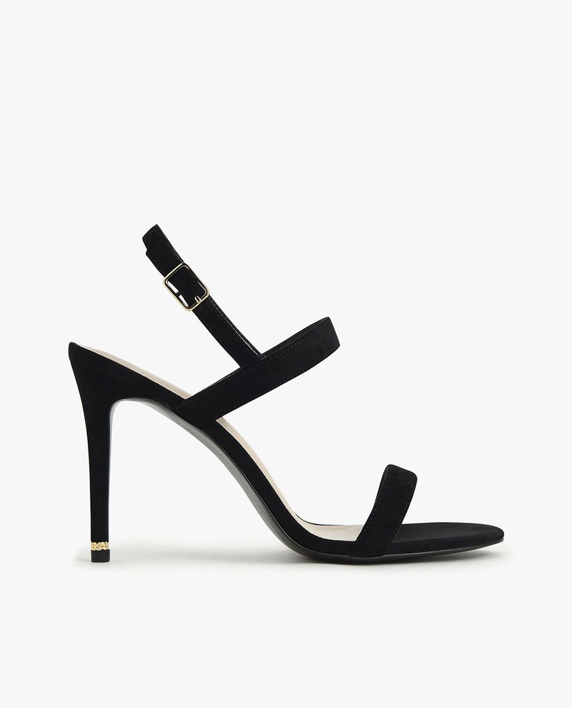 CHARLES & KEITH - Giày cao gót quai ngang Textured Ankle Strap