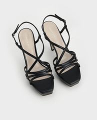CHARLES & KEITH - Giày cao gót quai mảnh Strappy Platform