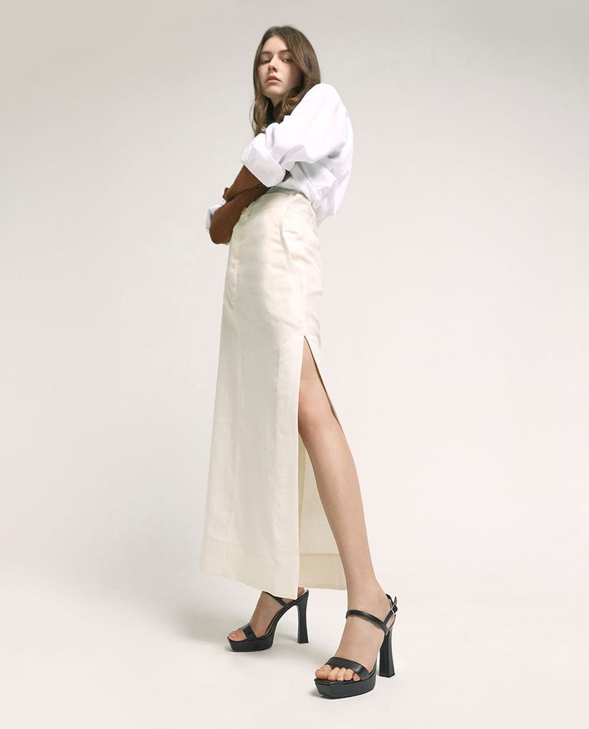 CHARLES & KEITH - Giày cao gót sandals Platform Back Strap