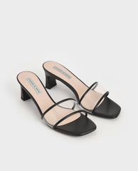 CHARLES & KEITH - Giày cao gót quai ngang Clear Strap