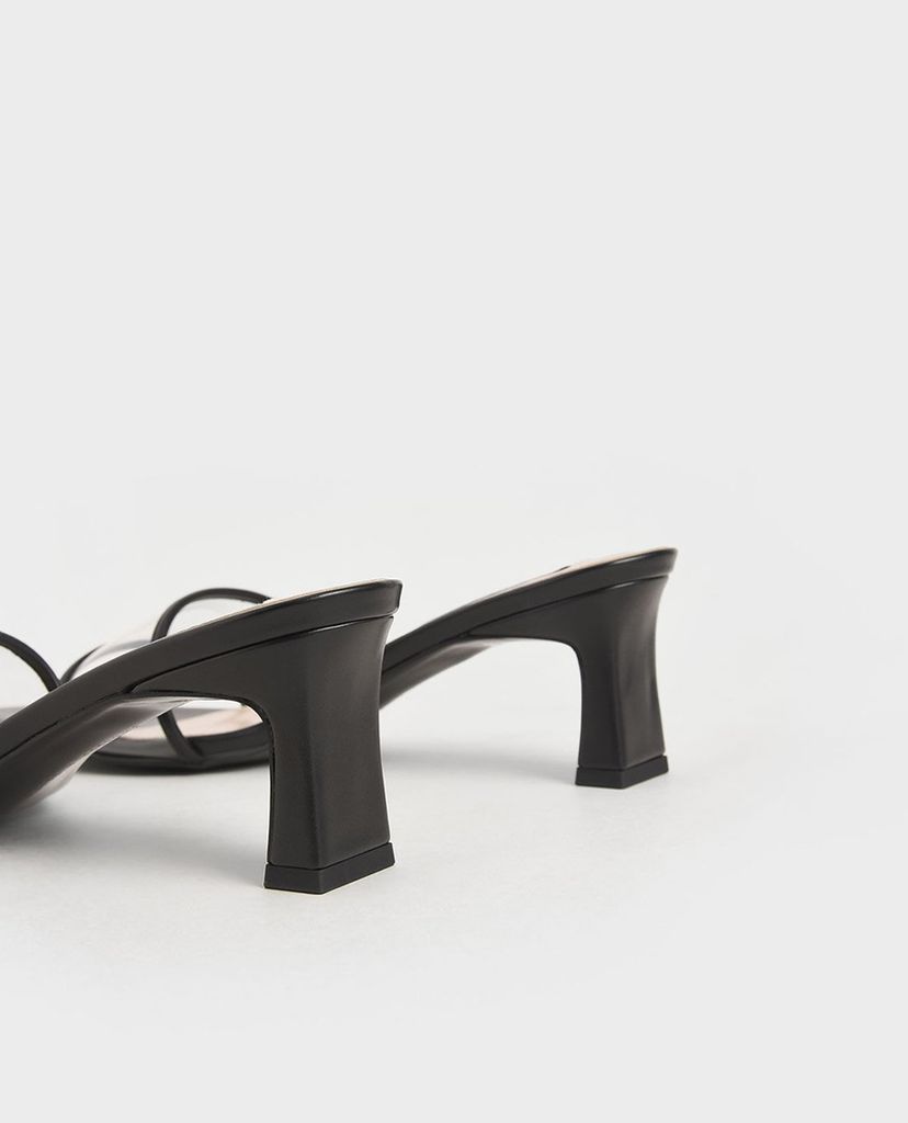 CHARLES & KEITH - Giày cao gót quai ngang Clear Strap