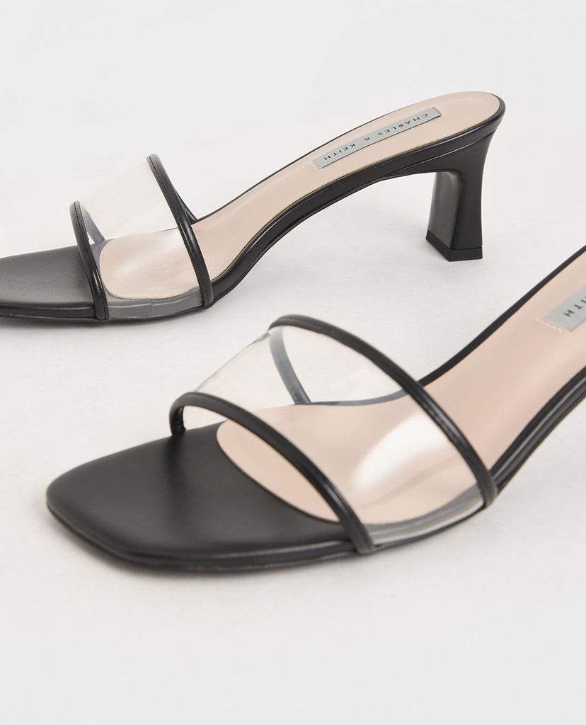 CHARLES & KEITH - Giày cao gót quai ngang Clear Strap