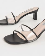 CHARLES & KEITH - Giày cao gót quai ngang Clear Strap