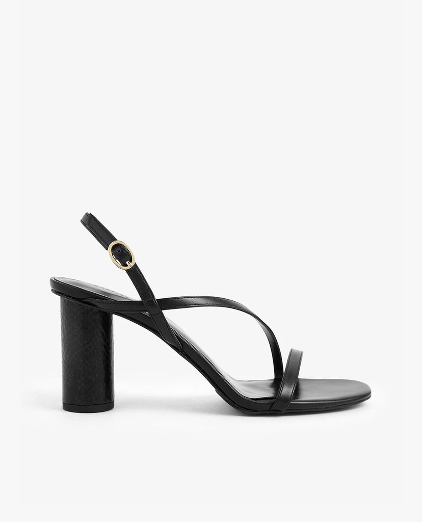 CHARLES & KEITH - Giày cao gót Asymmetric Strap Cylindrical