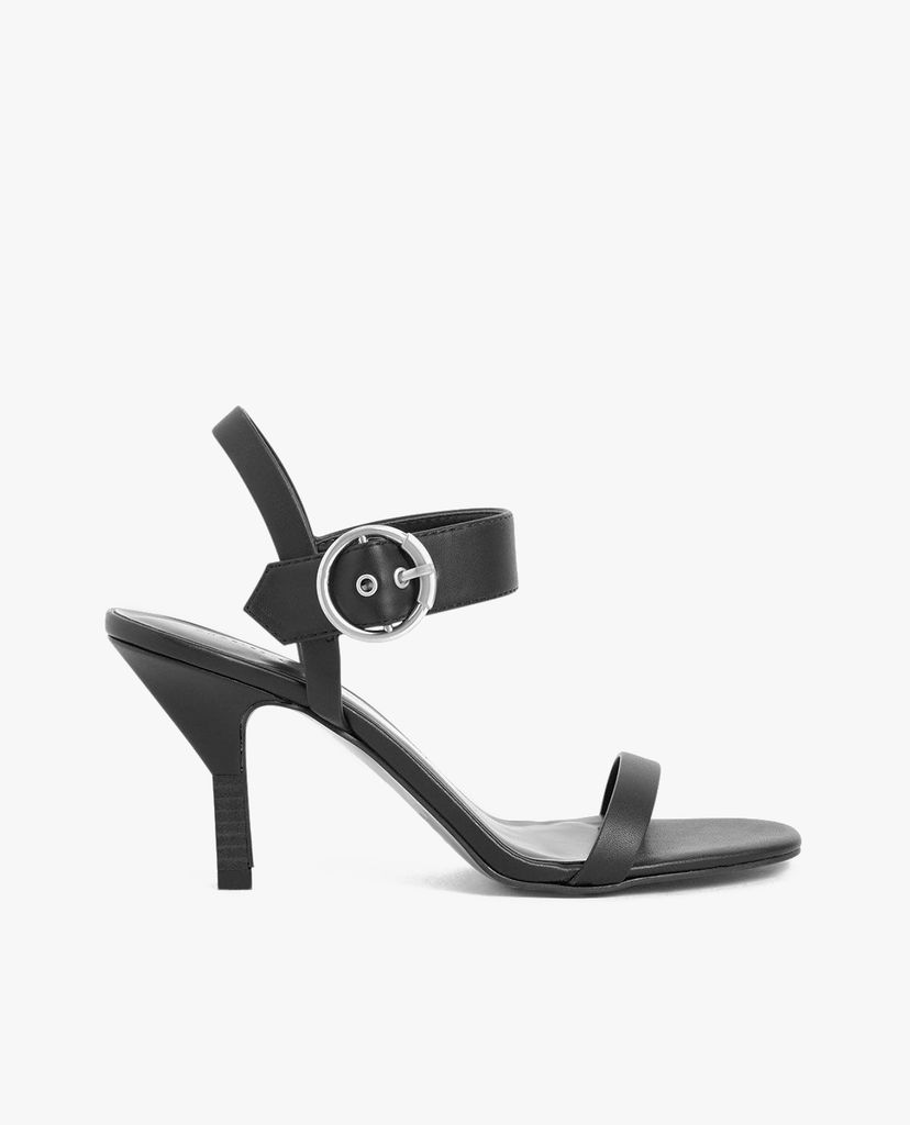CHARLES & KEITH - Giày sandals cao gót Oversized Buckle
