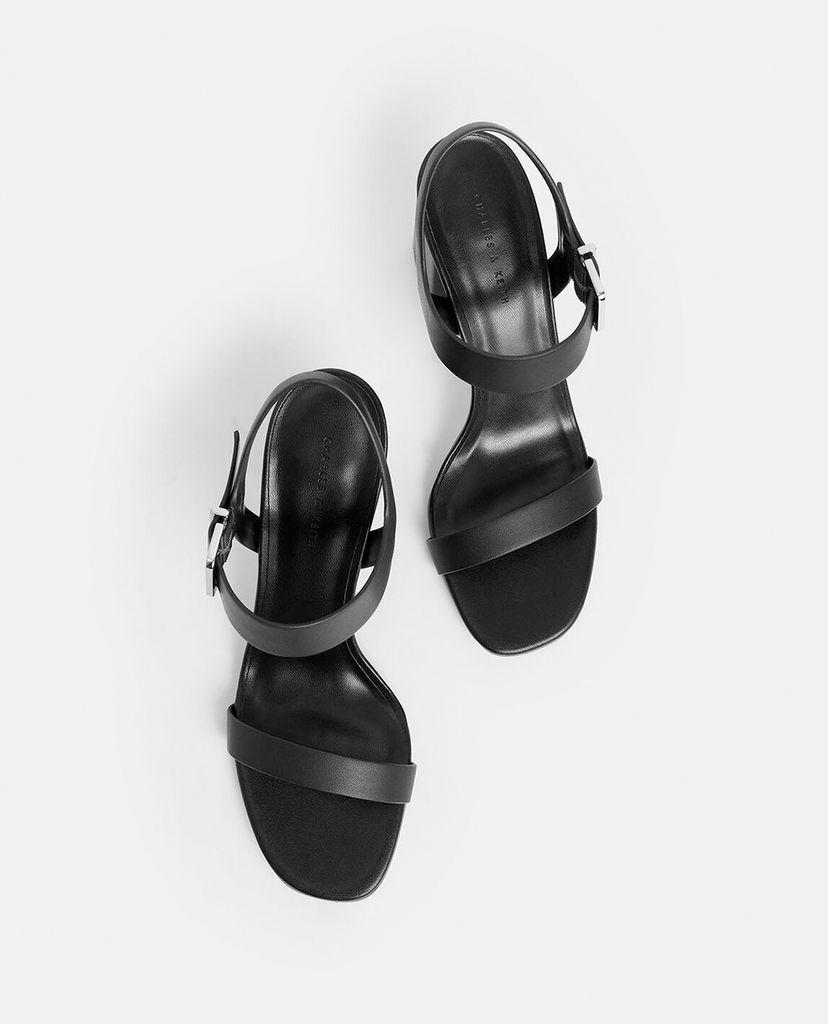 CHARLES & KEITH - Giày cao gót quai ngang Block Heel