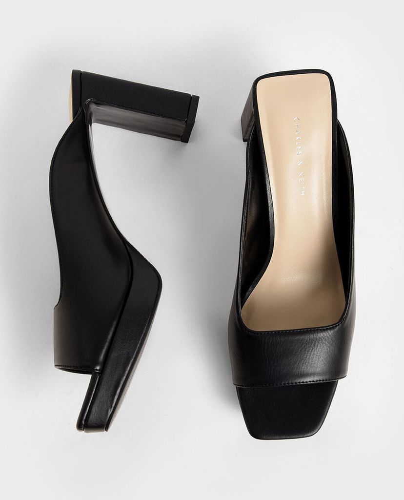 CHARLES & KEITH - Giày cao gót đế trụ Platform