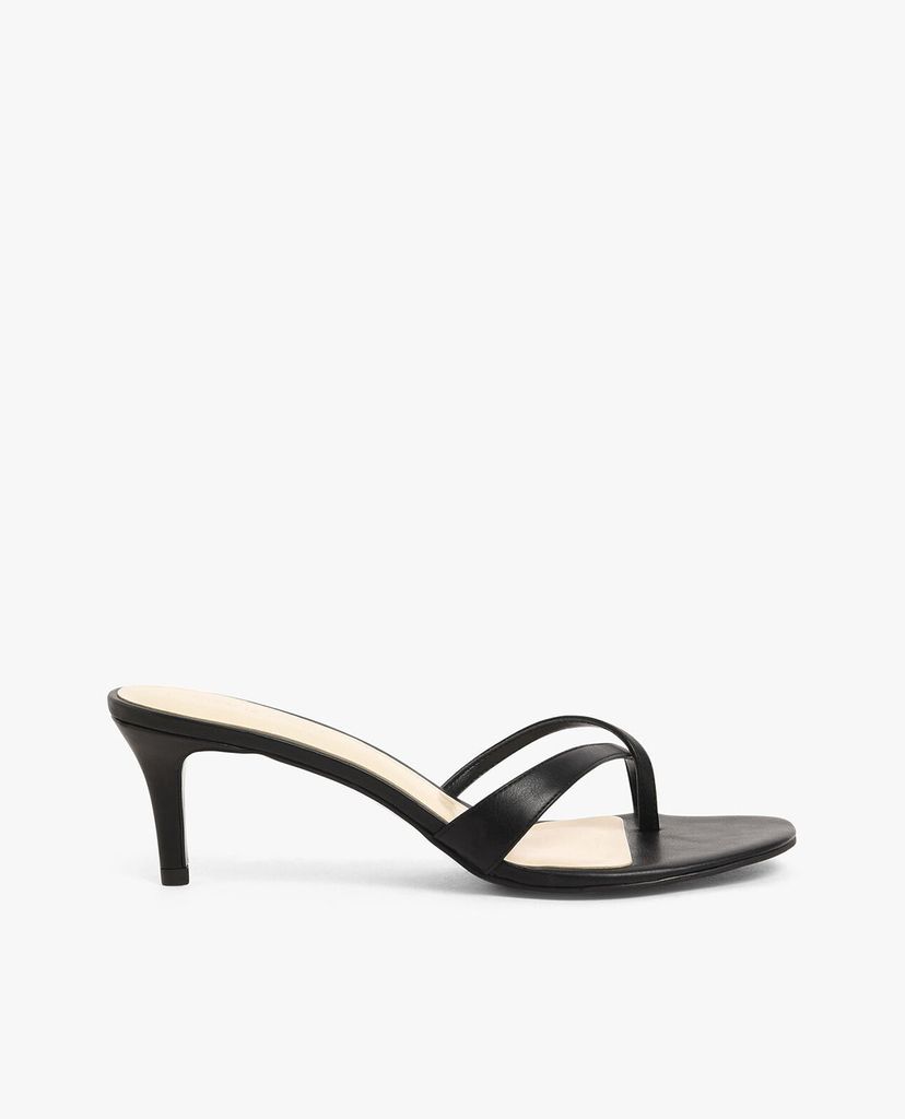 CHARLES & KEITH - Giày sandals cao gót Toe Strap