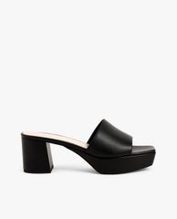 CHARLES & KEITH - Giày cao gót hở mũi đế trụ Platform