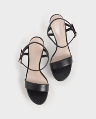 CHARLES & KEITH - Giày cao gót hở mũi quai ngang thời trang