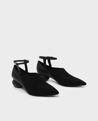 CHARLES & KEITH - Giày cao gót mũi nhọn Pebble Heel