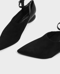 CHARLES & KEITH - Giày cao gót mũi nhọn Pebble Heel