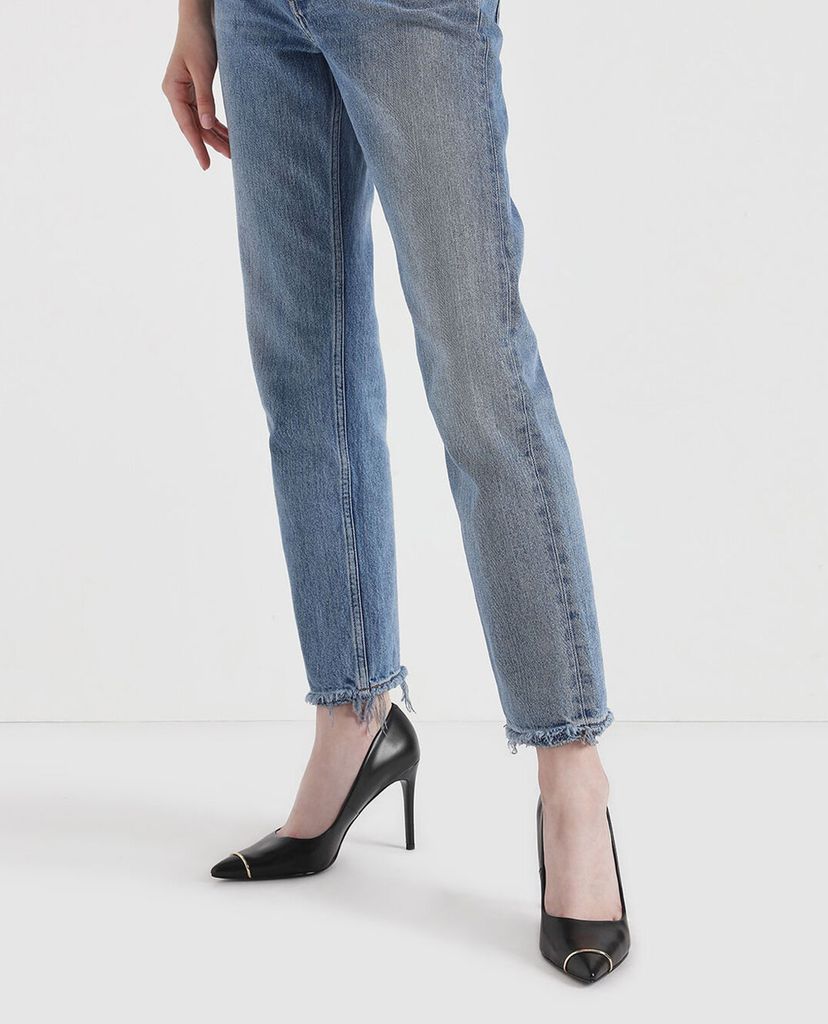 CHARLES & KEITH - Giày cao gót mũi nhọn Metallic Accent Pointed Toe