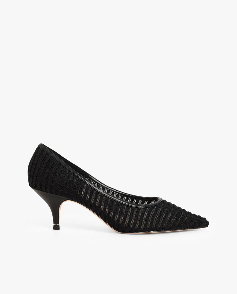 CHARLES & KEITH - Giày cao gót Mesh Pointed Toe Pumps