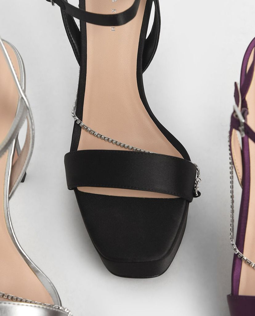 CHARLES & KEITH - Giày cao gót Chain Link Platform