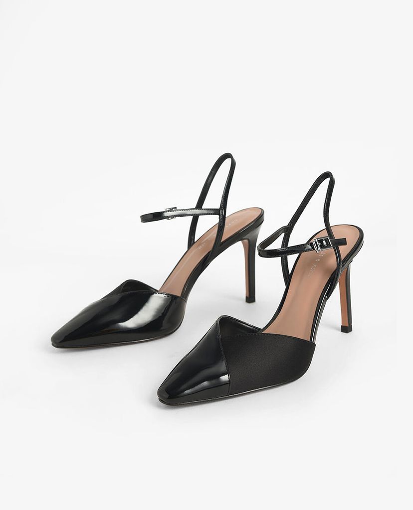 CHARLES & KEITH - Giày cao gót mũi nhọn Ankle Strap Pumps