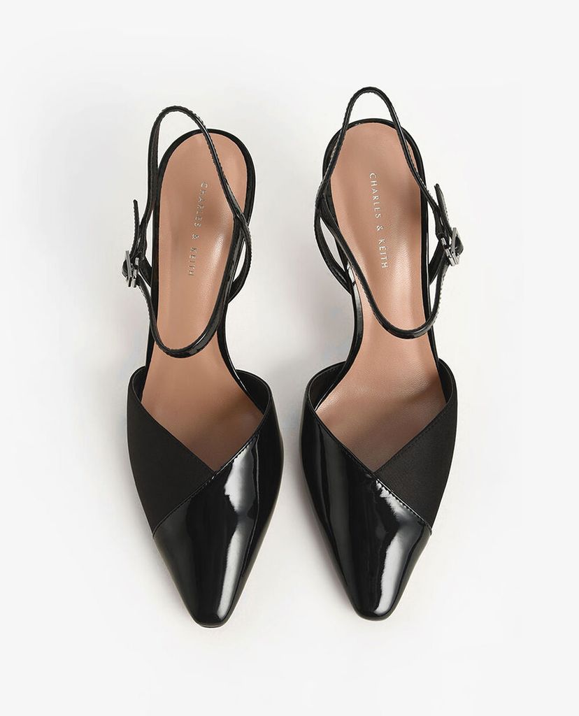 CHARLES & KEITH - Giày cao gót mũi nhọn Ankle Strap Pumps