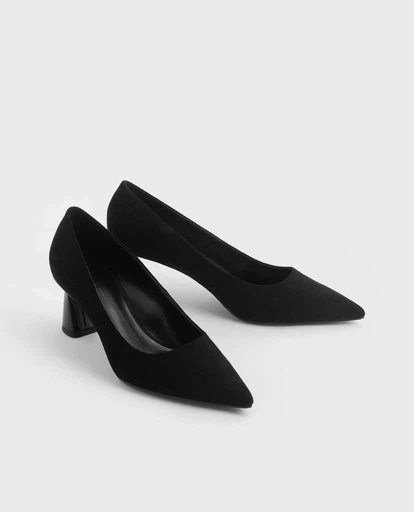 CHARLES & KEITH - Giày cao gót mũi nhọn Sculptural