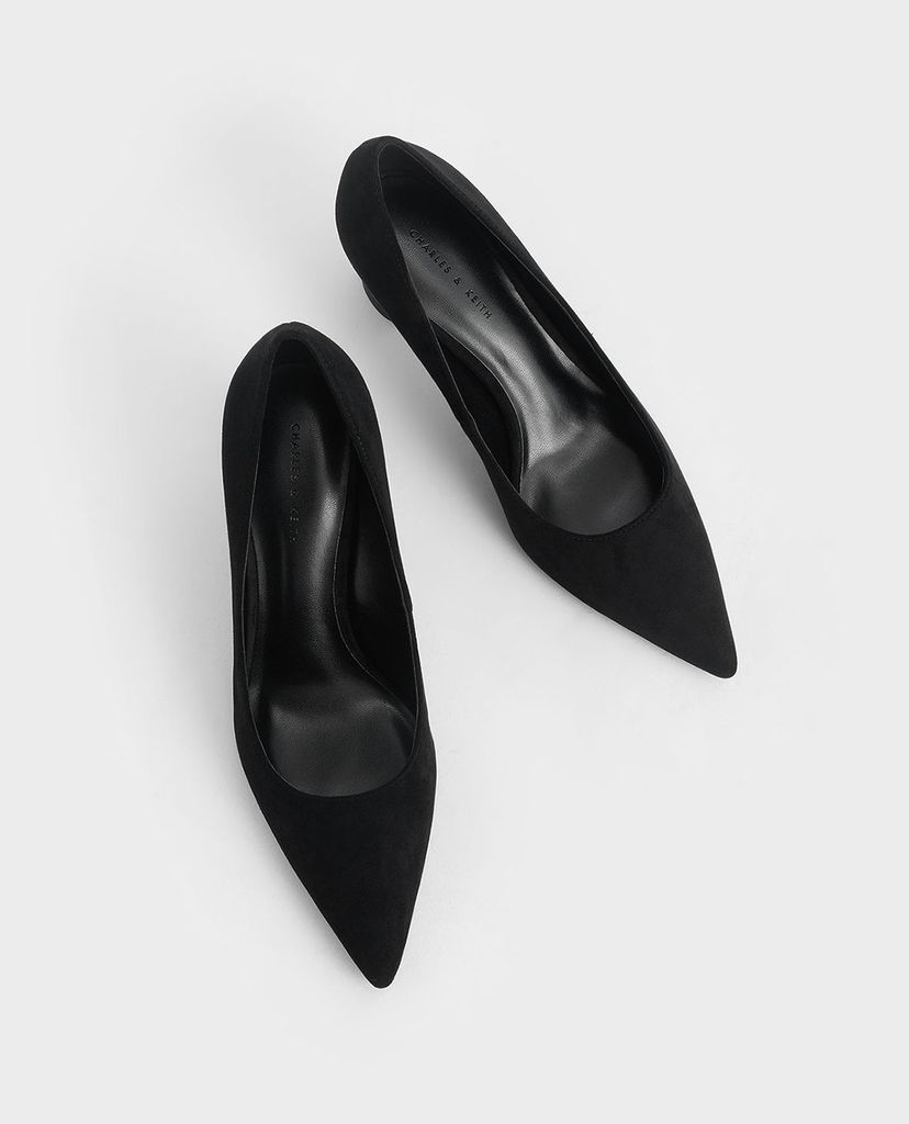 CHARLES & KEITH - Giày cao gót mũi nhọn Sculptural