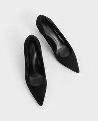 CHARLES & KEITH - Giày cao gót mũi nhọn Sculptural
