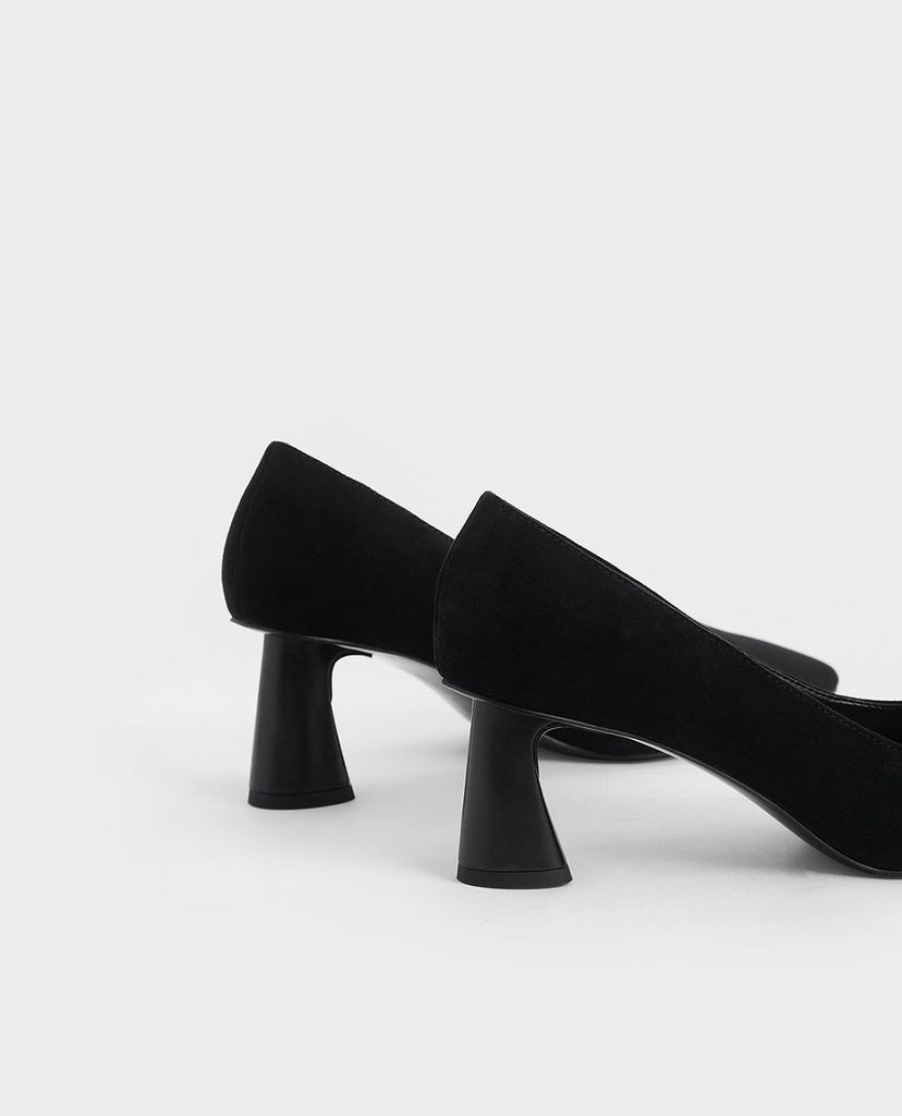 CHARLES & KEITH - Giày cao gót mũi nhọn Sculptural