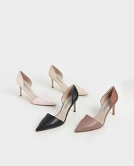 CHARLES & KEITH - Giày cao gót mũi nhọn thời trang