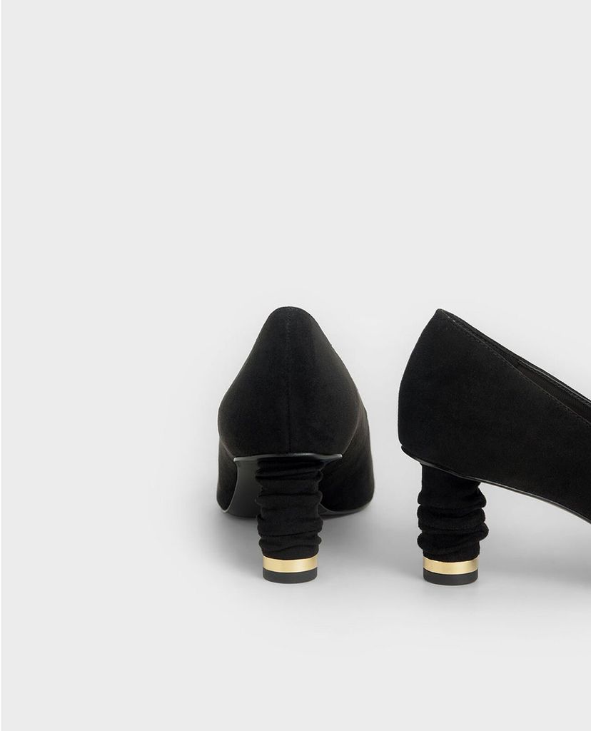 CHARLES & KEITH - Giày cao gót mũi nhọn Cylindrical Heel Pointed Toe