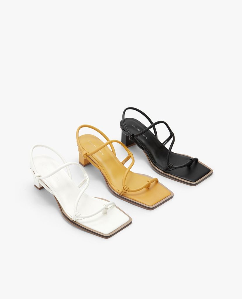 CHARLES & KEITH - Giày cao gót dây mảnh hiện đại