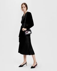 CHARLES & KEITH - Giày cao gót mũi nhọn Eye Detail Embellished