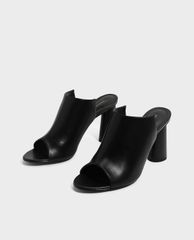 CHARLES & KEITH - Giày cao gót hở mũi đế trụ Sculptual