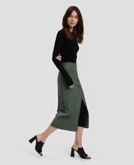 CHARLES & KEITH - Giày cao gót hở mũi đế trụ Sculptual