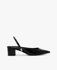 CHARLES & KEITH - Giày cao gót mũi nhọn đế trụ Pointed Slingback