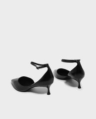 CHARLES & KEITH - Giày cao gót mũi nhọn Bronze Metallic