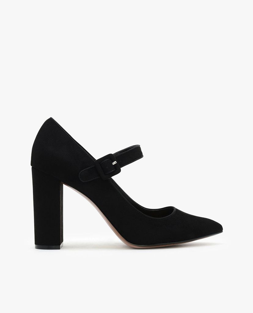 CHARLES & KEITH - Giày cao gót mũi nhọn đế trụ Block Heel