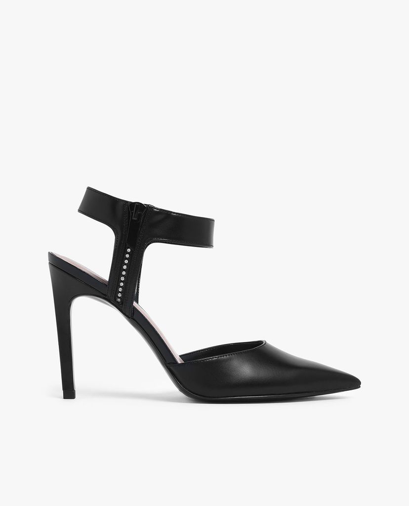 CHARLES & KEITH - Giày cao gót mũi nhọn Ankle Strap Stiletto
