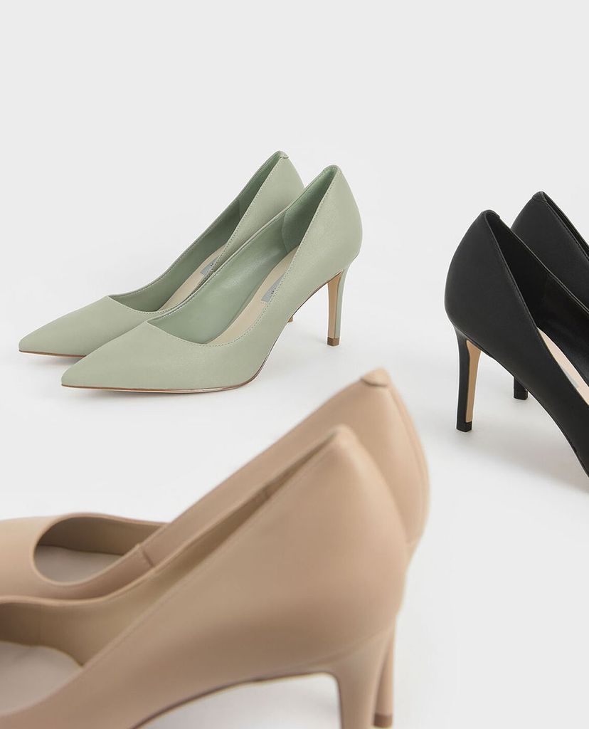 CHARLES & KEITH - Giày cao gót mũi nhọn Pointed Toe Pumps