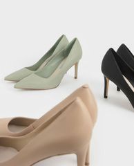 CHARLES & KEITH - Giày cao gót mũi nhọn Pointed Toe Pumps