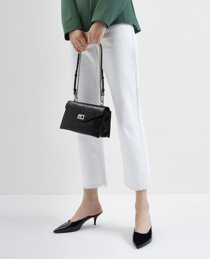 CHARLES & KEITH - Giày cao gót mũi nhọn Pointed Toe Kitten