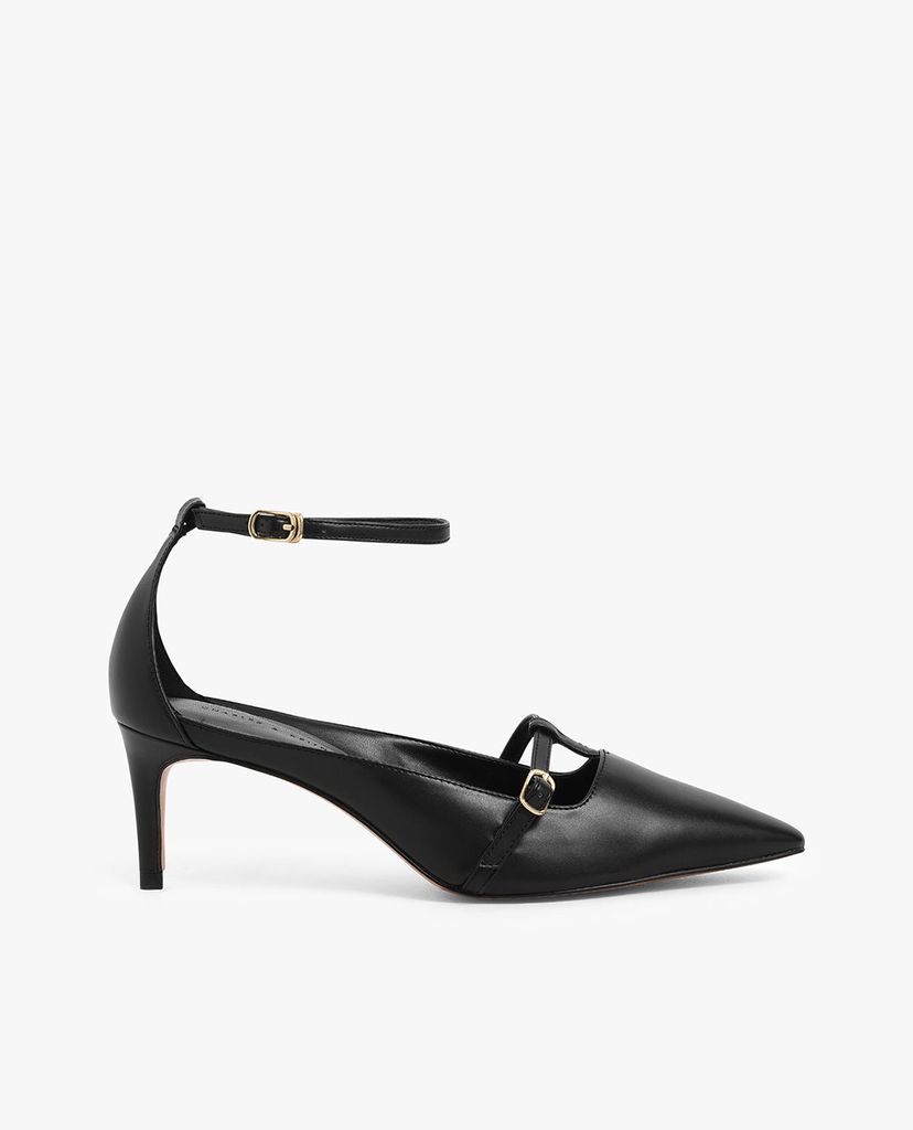 CHARLES & KEITH - Giày cao gót mũi nhọn thời trang