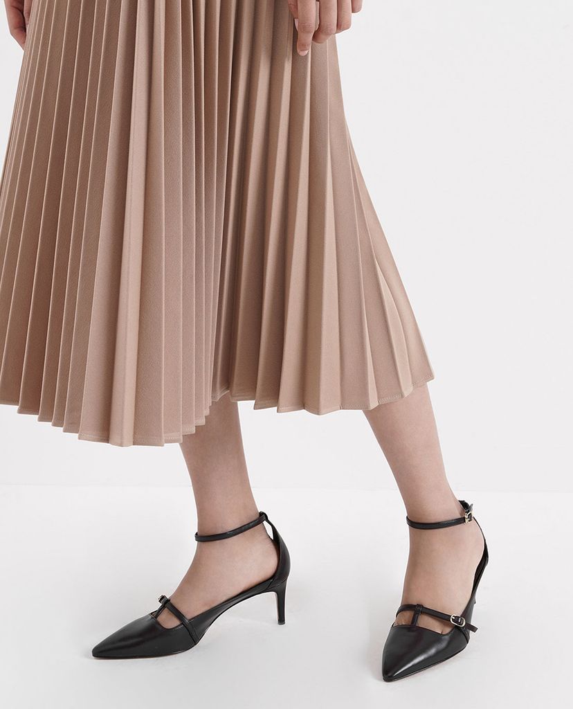 CHARLES & KEITH - Giày cao gót mũi nhọn thời trang