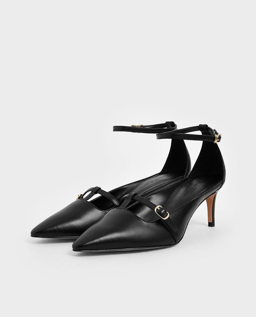 CHARLES & KEITH - Giày cao gót mũi nhọn thời trang
