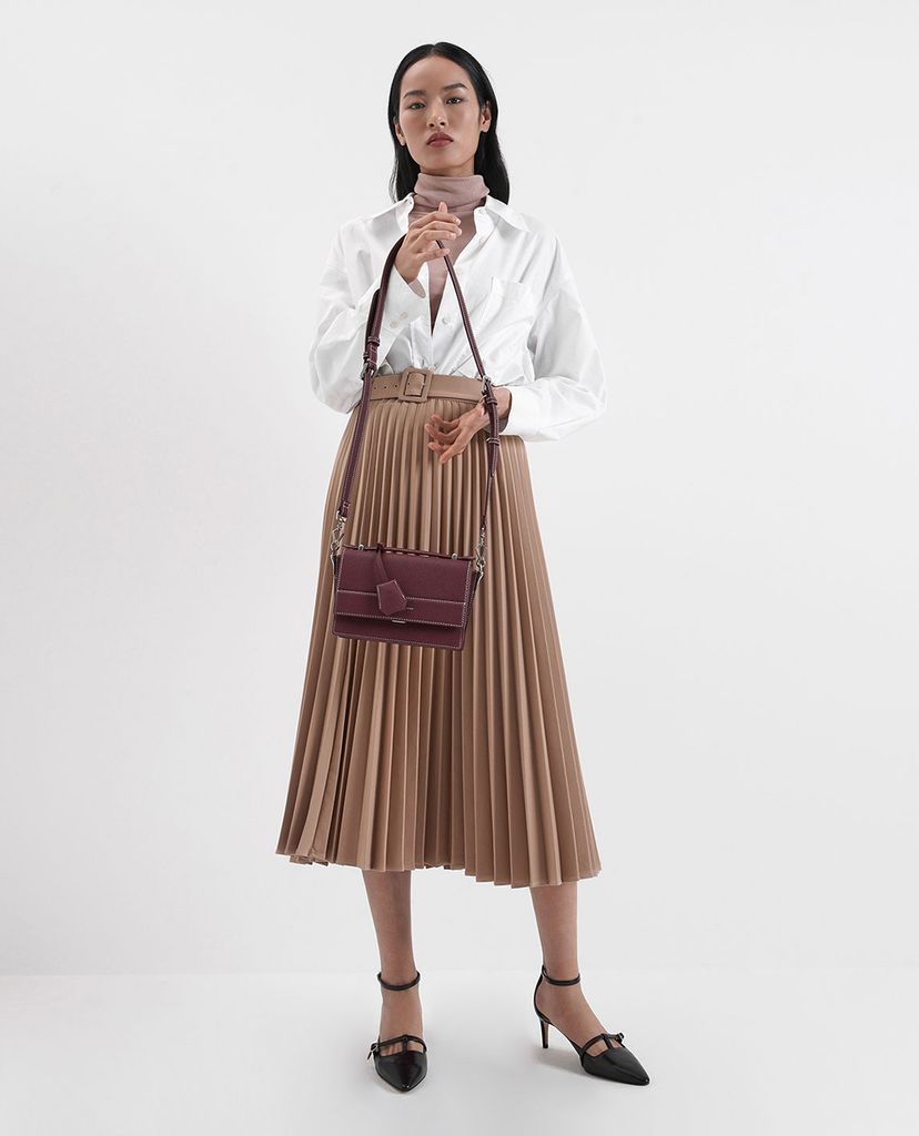 CHARLES & KEITH - Giày cao gót mũi nhọn thời trang