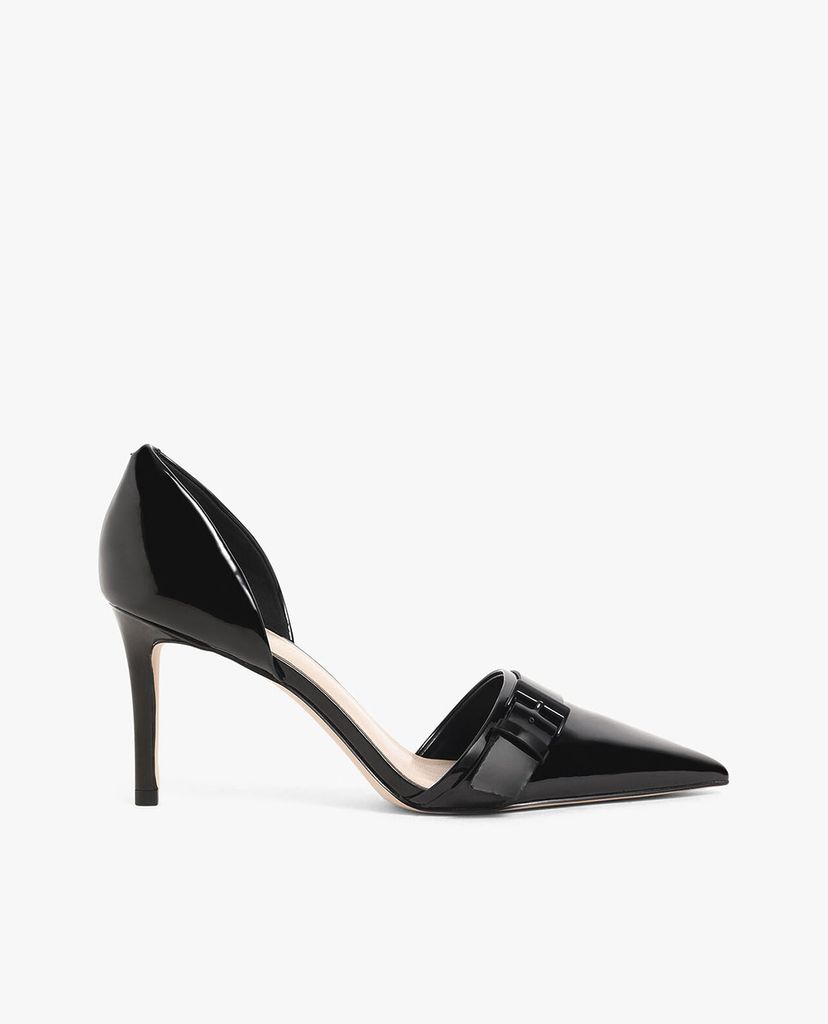 CHARLES & KEITH - Giày cao gót mũi nhọn Patent Buckled D Orsay Pumps