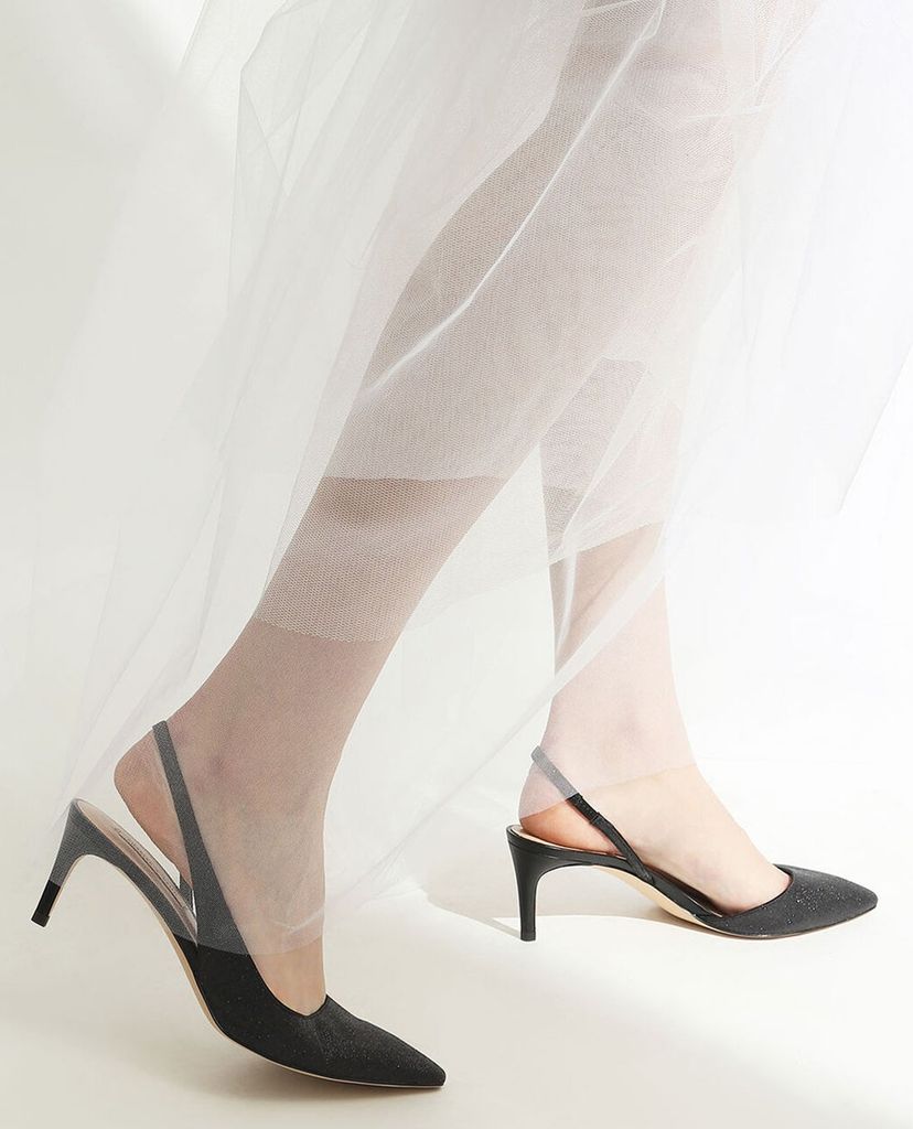 CHARLES & KEITH - Giày cao gót mũi nhọn Half D Orsay Slingback