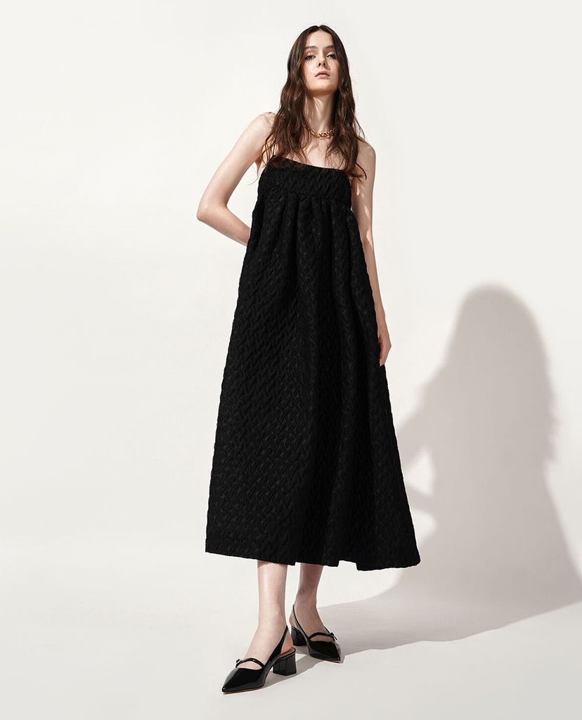 CHARLES & KEITH - Giày cao gót mũi nhọn Patent Mary Jane Slingback