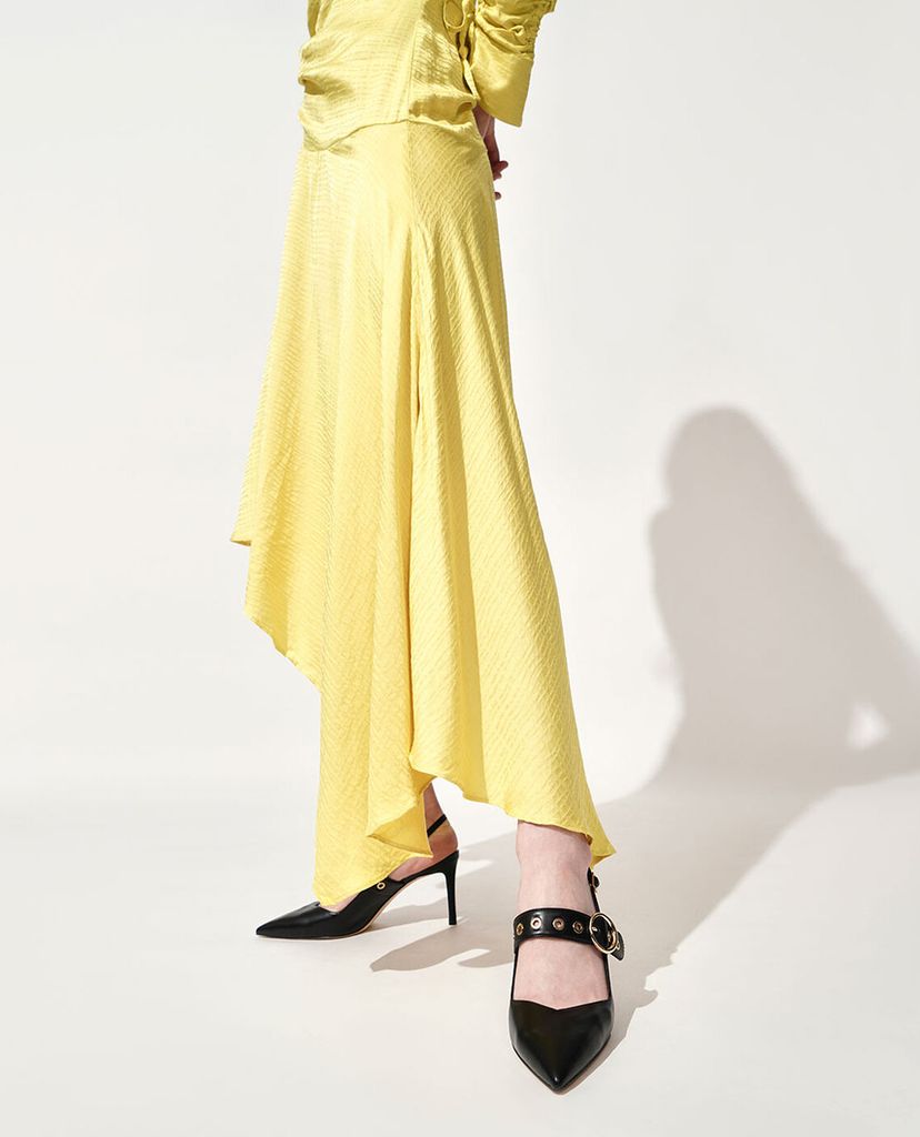 CHARLES & KEITH - Giày cao gót mũi nhọn Grommet Slingback