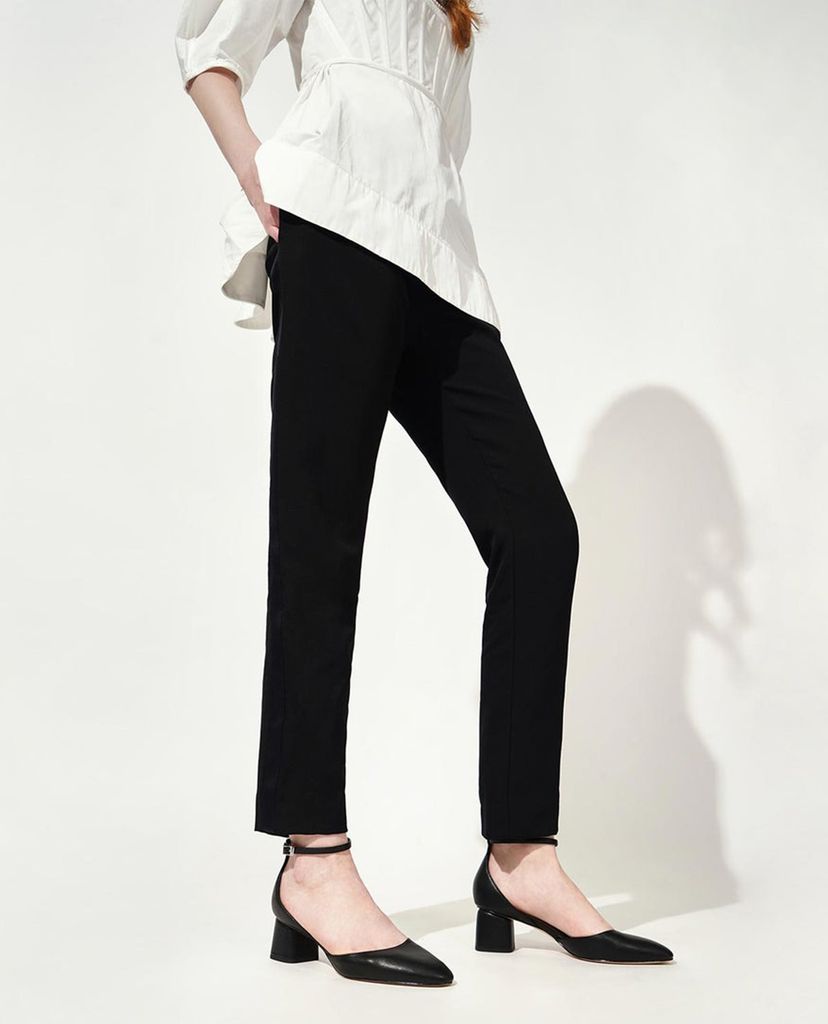 CHARLES & KEITH - Giày cao gót mũi nhọn Almond Toe Block